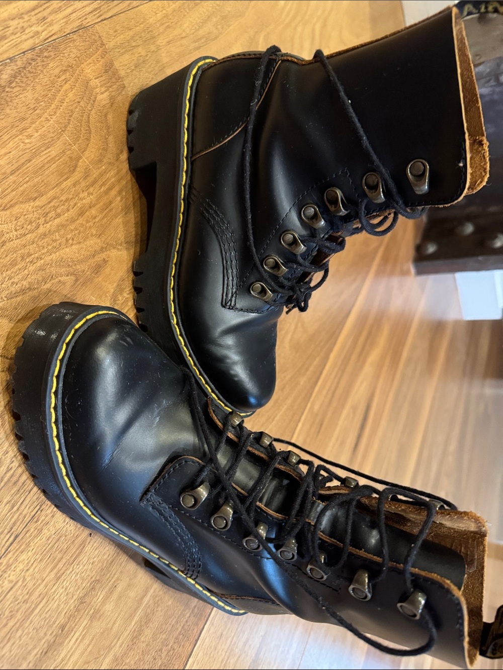 Doc Martin platform boots size 37.